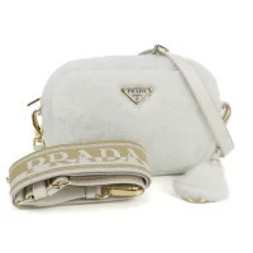 Prada Tessuto Crossbody Bag White